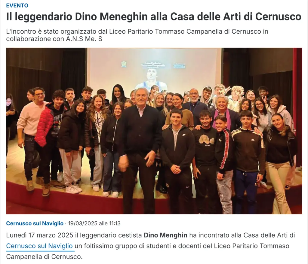 dino meneghino al campanella di cernusco sul naviglio