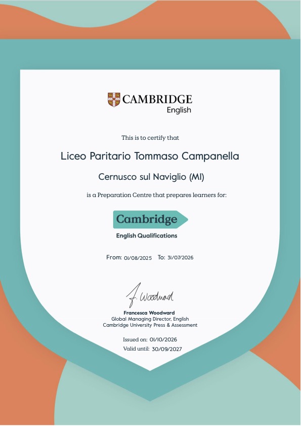 SEDE ESAMI CAMBRIDGE CERNUSCO SUL NAVIGLIO